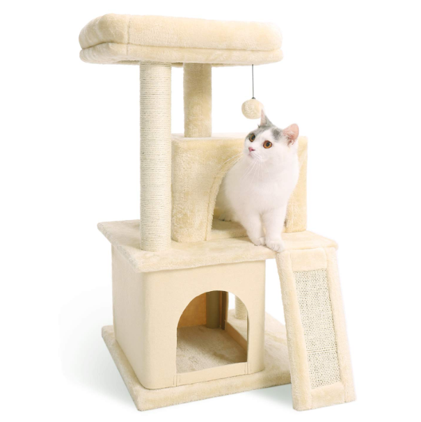 25903円 公式の店舗 キャットタワー サイザルスクラッチポスト付き猫の木ポースクラッチタワークライミングフレームおもちゃ 運動不足解消 色 : Gray Size 70x45x95cm
