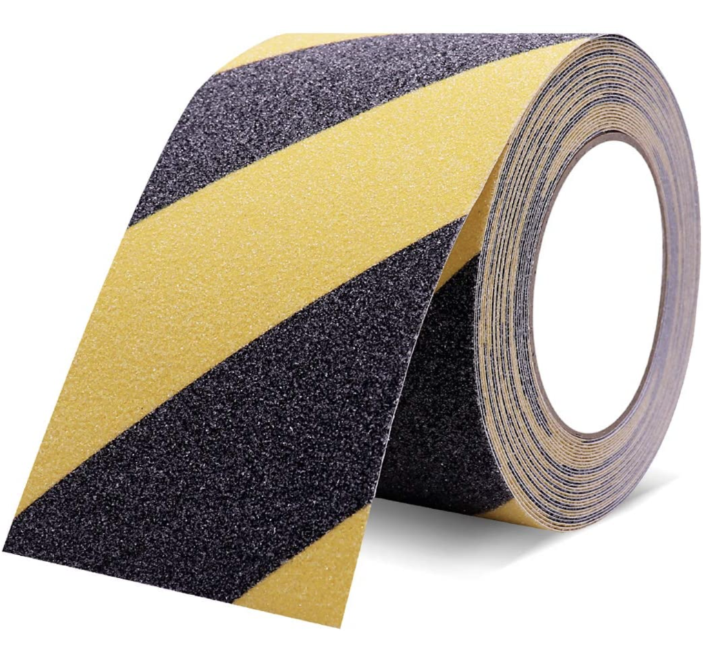 工芸品テープ 耐性のある滑り止めテープ壁シールテープ防水テープ 黄色と黒の工芸品テープ