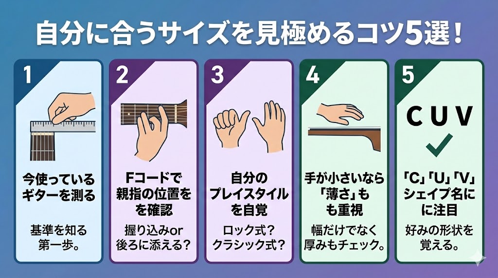 自分に合うサイズを見極めるコツ5選！